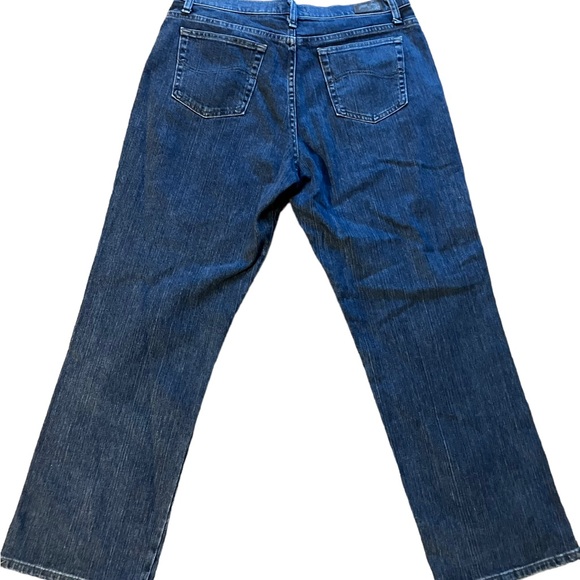 Lee Size 14 Short Straight Leg At The Waist Jeans - Picture 2 of 8